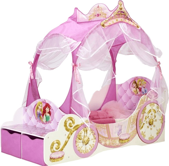 Worlds Apart Disney Princess Carriage Bed