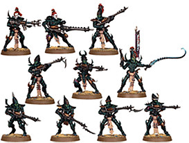 Warhammer 40.000 Guerriers Cabalites Elders noir