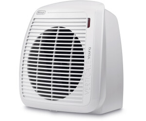 DELONGHI Radiateur soufflant 2000W, thermostat ajustable - Dimensions :  L23,8 x H25,4 x P17,7 cm Blanc