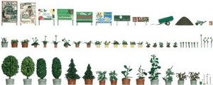Busch Model Set pour arrangements du jardin (1211)