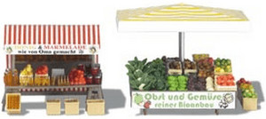 Busch Model Étal de fruits, de légumes et de miel (1071)