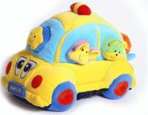 Legler voiture peluche