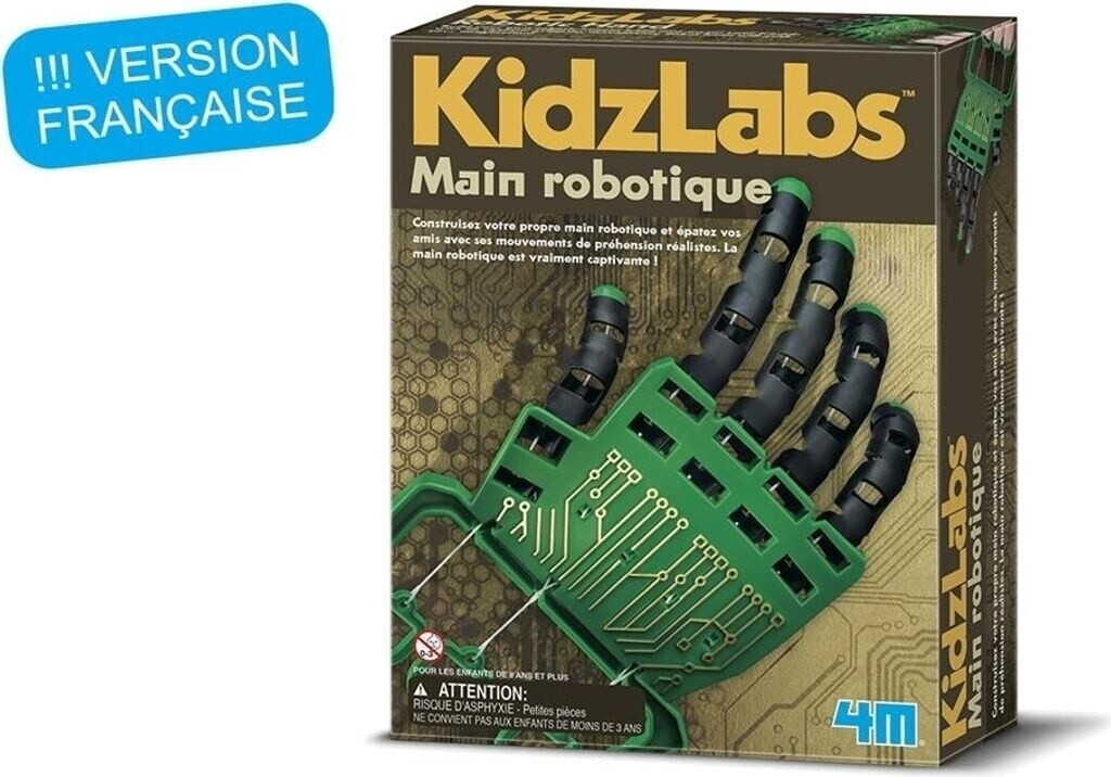 4M Kidzlabs Robotic Hand : Créez la main robotique