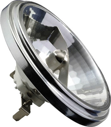 Paulmann Lampe NV avec réflecteur halogène Halo+ AR111 40W G53 argent
