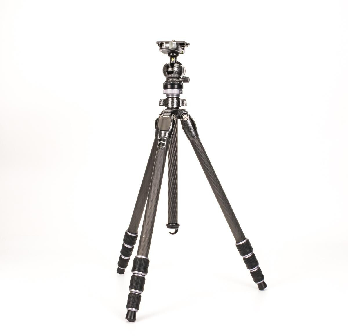 Trépied Gitzo GT3542L Série 3 Fibre De Carbone - Hauteur Max 178 Cm, Plié 59 Cm - Charge Max 400 Mm, 1.95 Kg