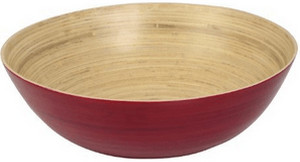 Ambiance Nature Saladier bambou tressé 30 cm