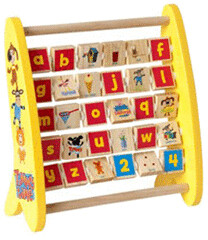 Golden Bear Timmy Time Wooden Learning Frame