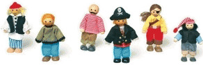 Legler Petites poupées Pirates (1955)