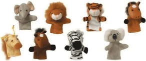 Legler Set de marionnettes à doigt - Animaux sauvages (2185)