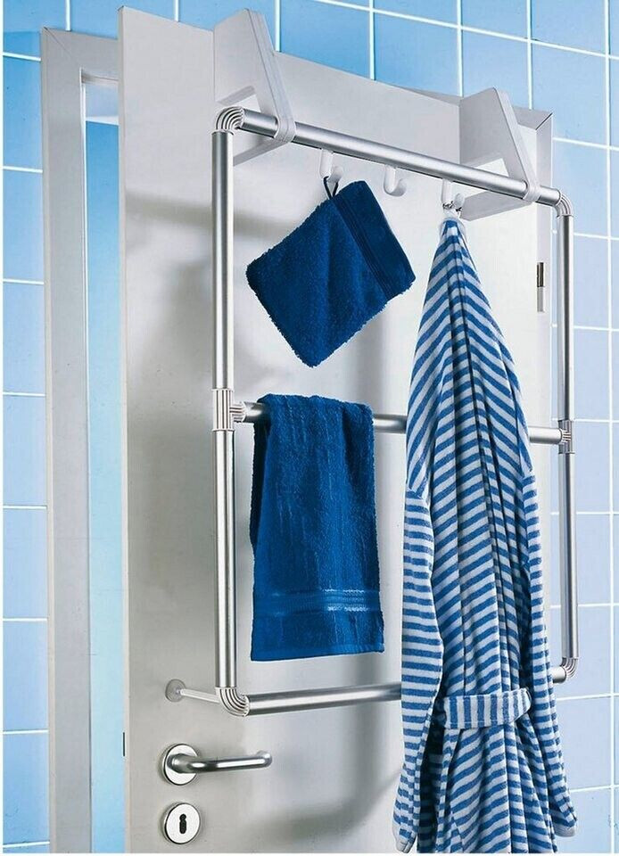WENKO Porte serviettes à suspendre pour cabine de douche Compact