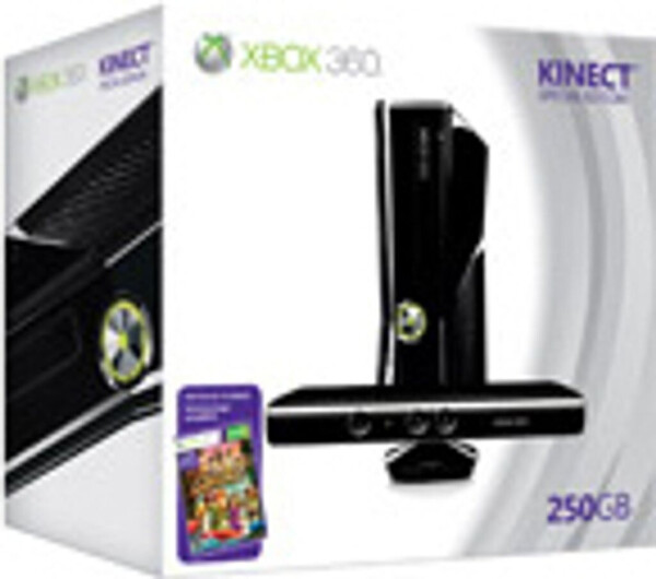 Microsoft Xbox 360 S 250GB + Kinect Adventures, Bild 2