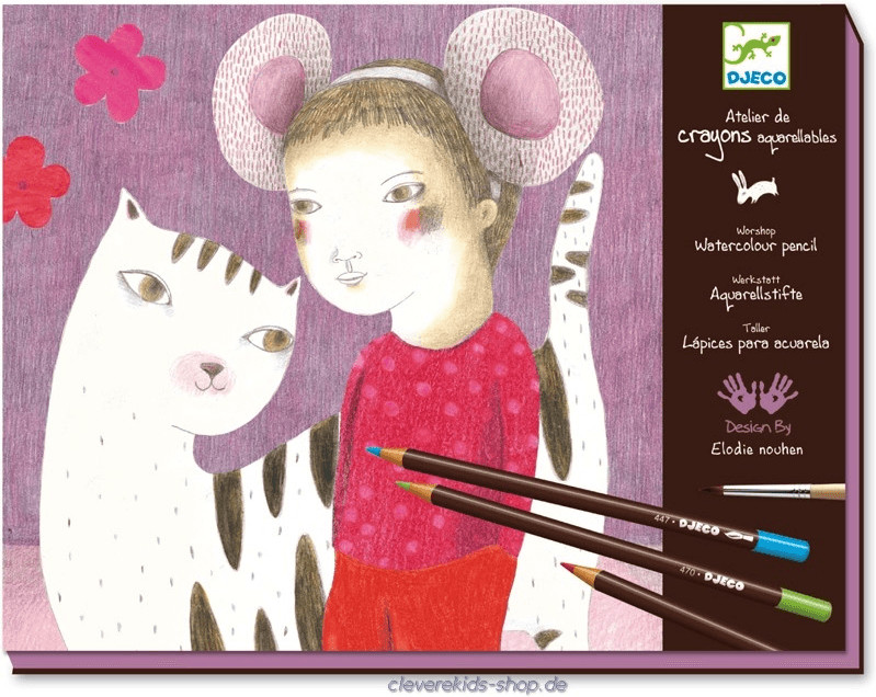 Djeco Atelier crayons aquarellables