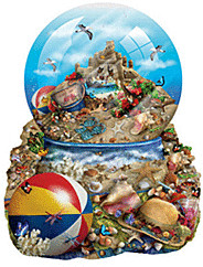 SunsOut Sand Castle (Shaped Puzzle, 1.000 Pieces)