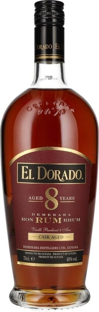 El Dorado 8 ans 0,7 L 40 %