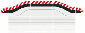 Carrera Digital 132 & 124 - Bordures extérieurs pour Pit Stop Lane