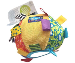 Playgro Loopy Loops - Palla Sensoriale Morbida Per Neonati | Gioco Con Sonaglio E Anelli Colorati | Regalo Bambini 3+ Mesi