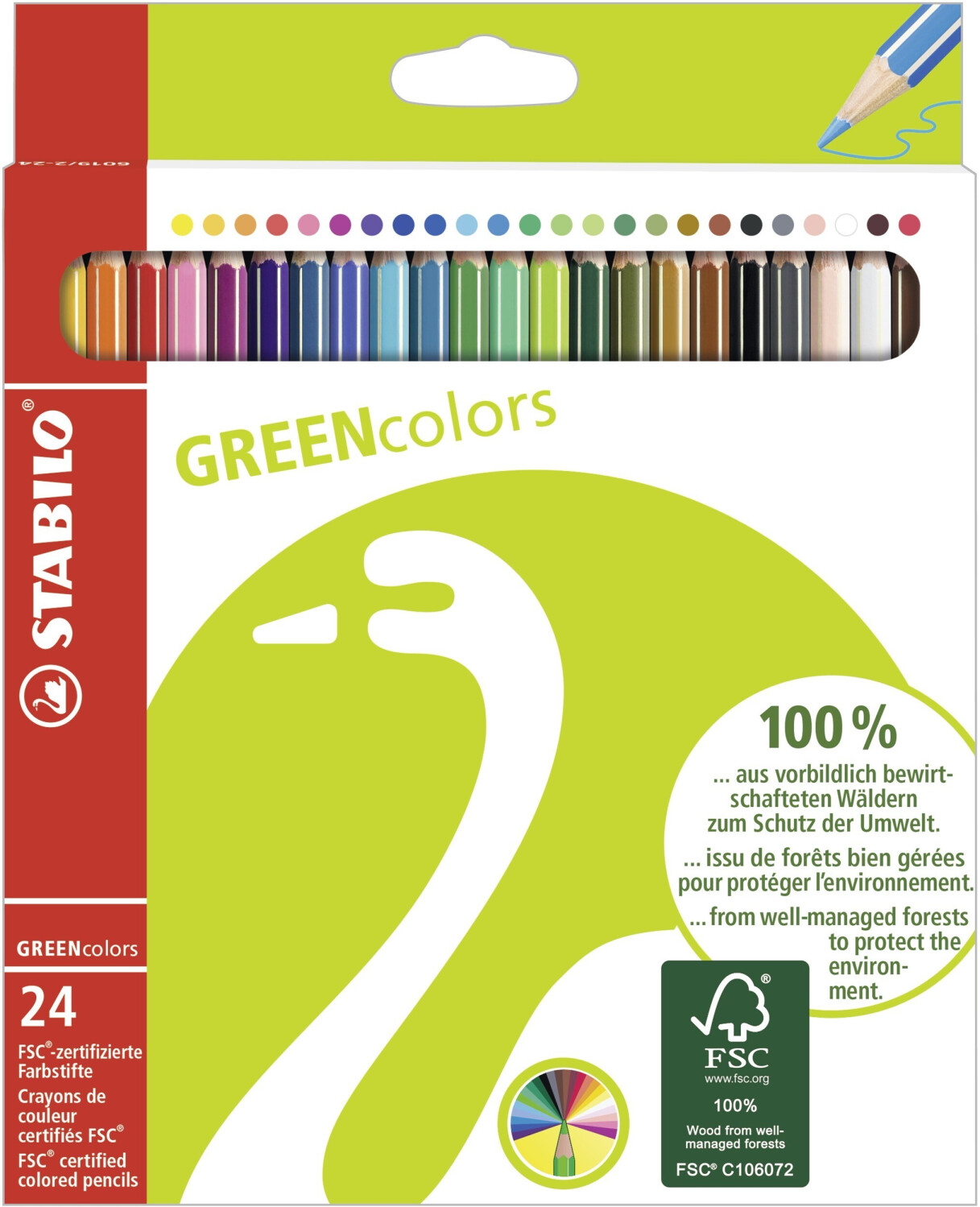 Photos - Creativity Set / Science Kit STABILO Greencolors Pack of 24 