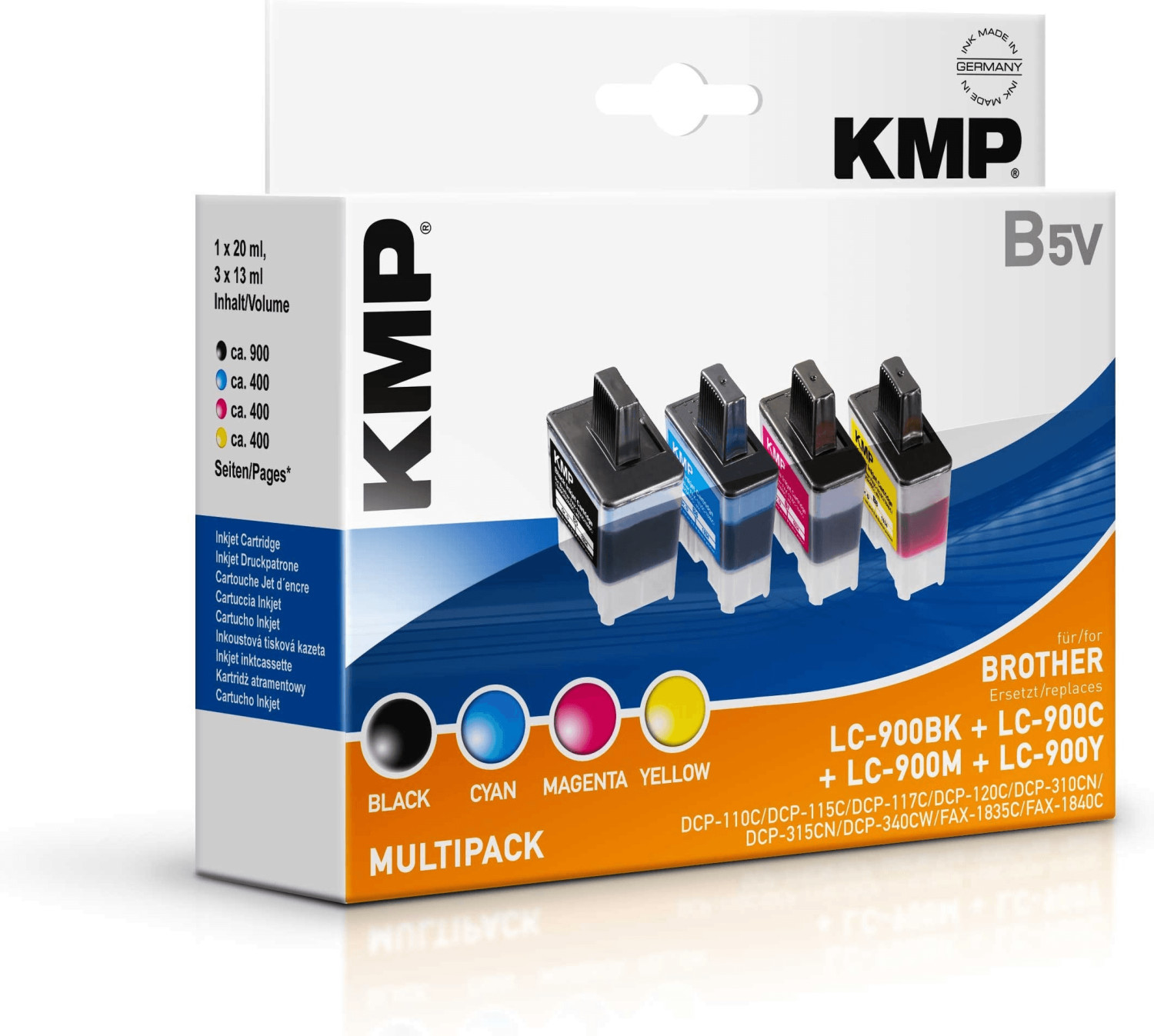 KMP B5V (noir+couleurs)