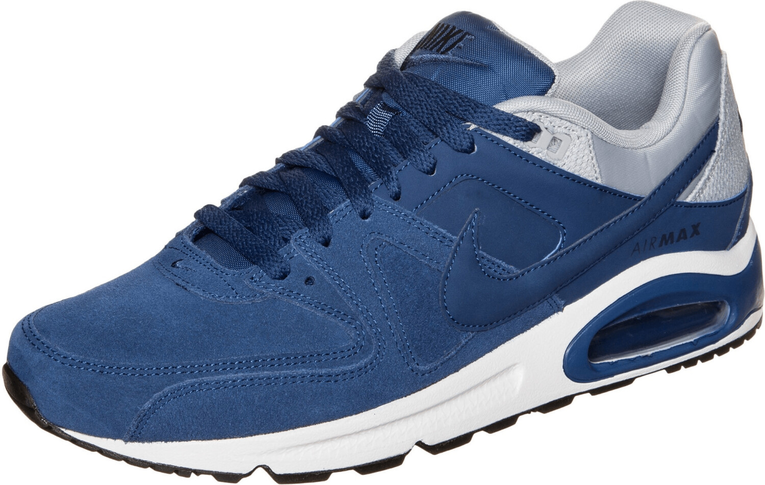 nike air max command leather blue silver