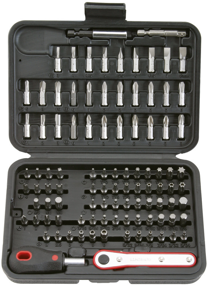 KS Tools CLASSIC bit set 99 pieces. (911.2080)