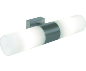 Design Wand Leuchte Bade Zimmer Spiegel Glas Strahler Feucht Raum Lampe silber