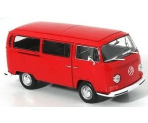 1:34-39 NEU ° Nex 12196 VW T2 Bus rot mit Rückzugmotor Maßstab ca 