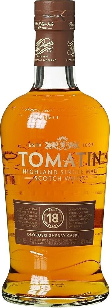 Tomatin 18 ans 0,7 L 46 %