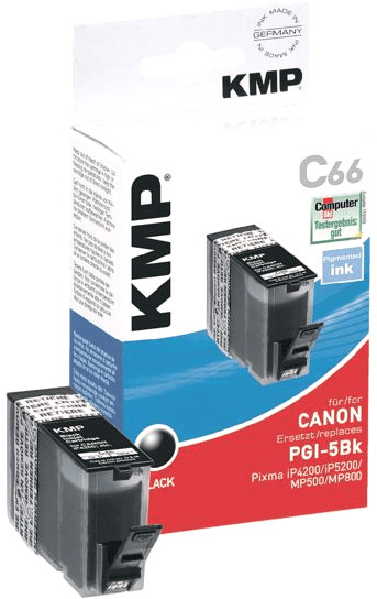 KMP C66 pour Canon PGI-5BK noir (1504,0001)