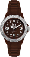 Ice Watch Stone Brown Silver Sili / Unisex (ST.NS.U.S.10)