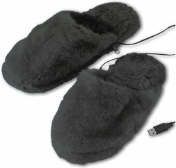 infactory Pantoufles chauffantes USB