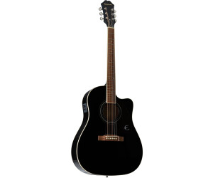 Epiphone エレアコ AJ-220SCE/EB ( Black ) Amazon | Epiphone AJ-220SCE EB(エボニー) エレアコギター