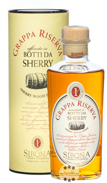 Sibona Grappa Riserva Botti da Sherry 0,5l 40%