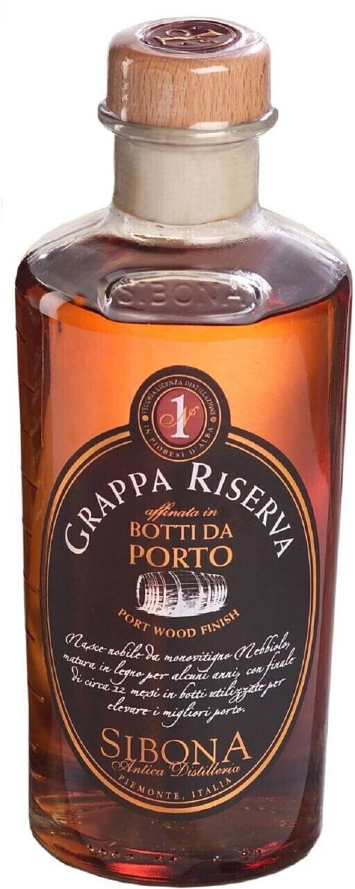 Sibona Grappa Riserva Botti da Tennessee Whiskey 0,5l 40%