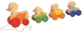 Goki Famille canard à traîner  (G54988)