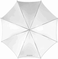 Westcott Optical White Satin Collapsible Umbrella 109cm (43 in.)