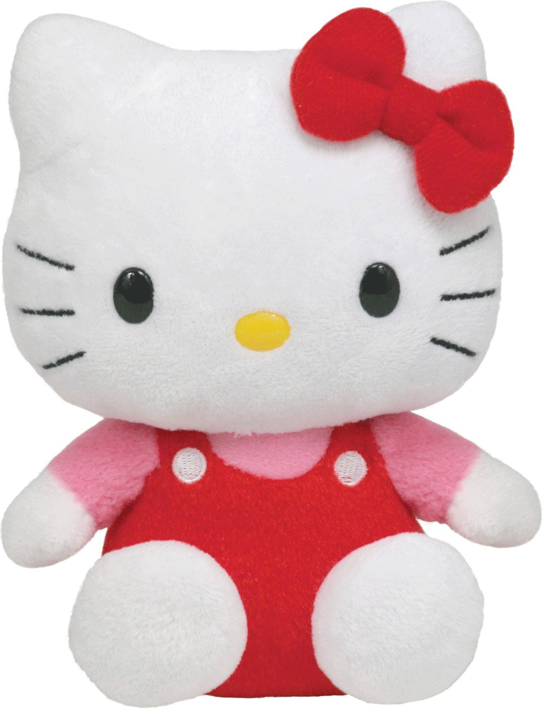 Hello Kitty avec salopette rouge 15 cm