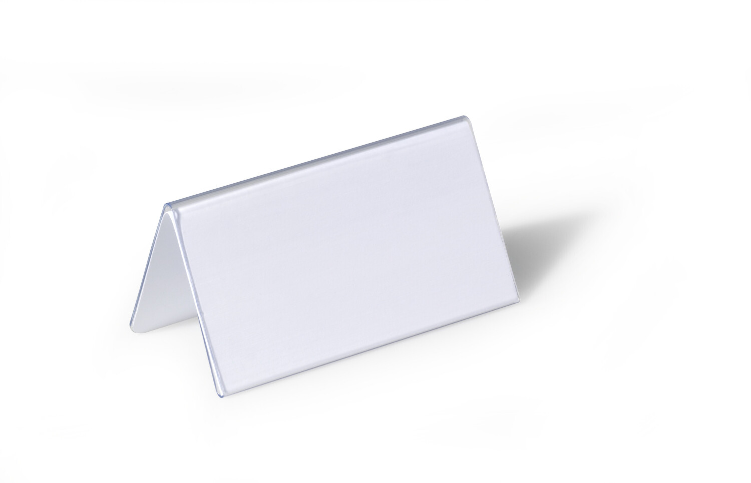 DURABLE Porte-noms chevalet de table en PVC 52 X 100 mm