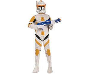 116 Gr Star Wars Kostüm Set für Kinder: Clone Trooper Captain Rex S 3-4 Jahre 