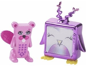 Polly Pocket Duo Cutant - TV manchot et castor