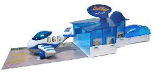 Zhu Zhu Pets Playset aéroport, hôtel, commissariat