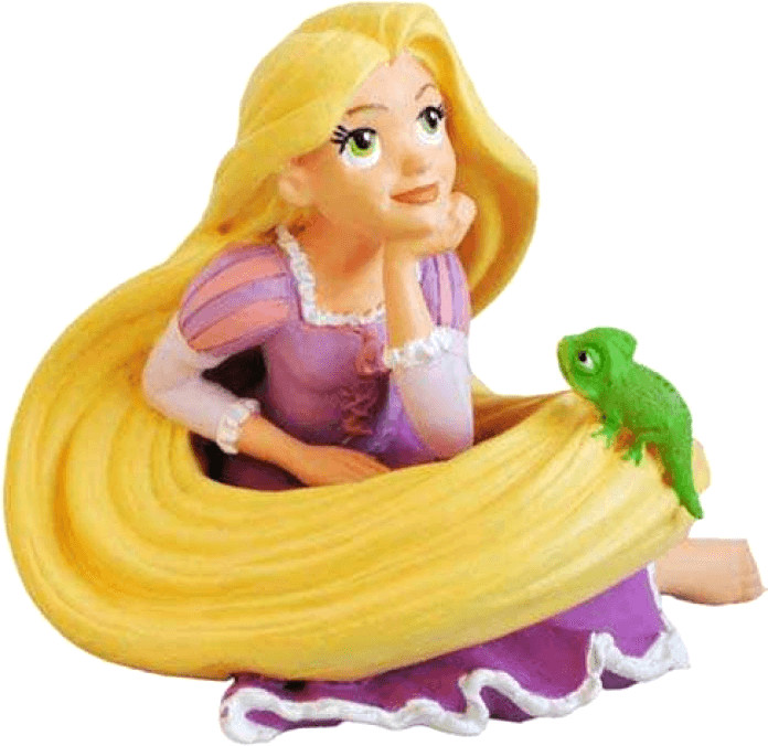 Bullyland Raiponce avec caméléon