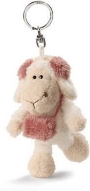 NICI Bean Bag Jolly Mäh Mouton Svenja avec porte-clés 10 cm