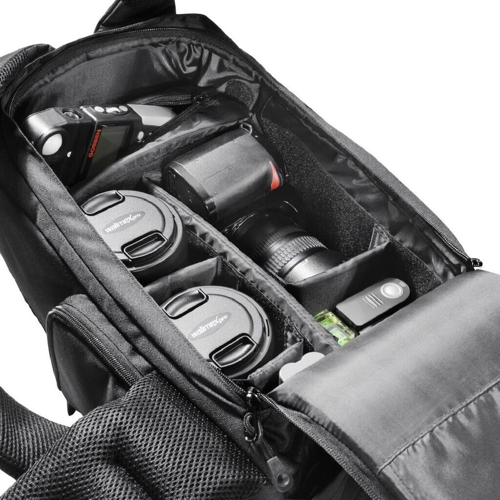 Mantona Urban Companion Zaino Fotografico Antracite – Con Inserto Rimovibile Per DSLR E Obiettivi