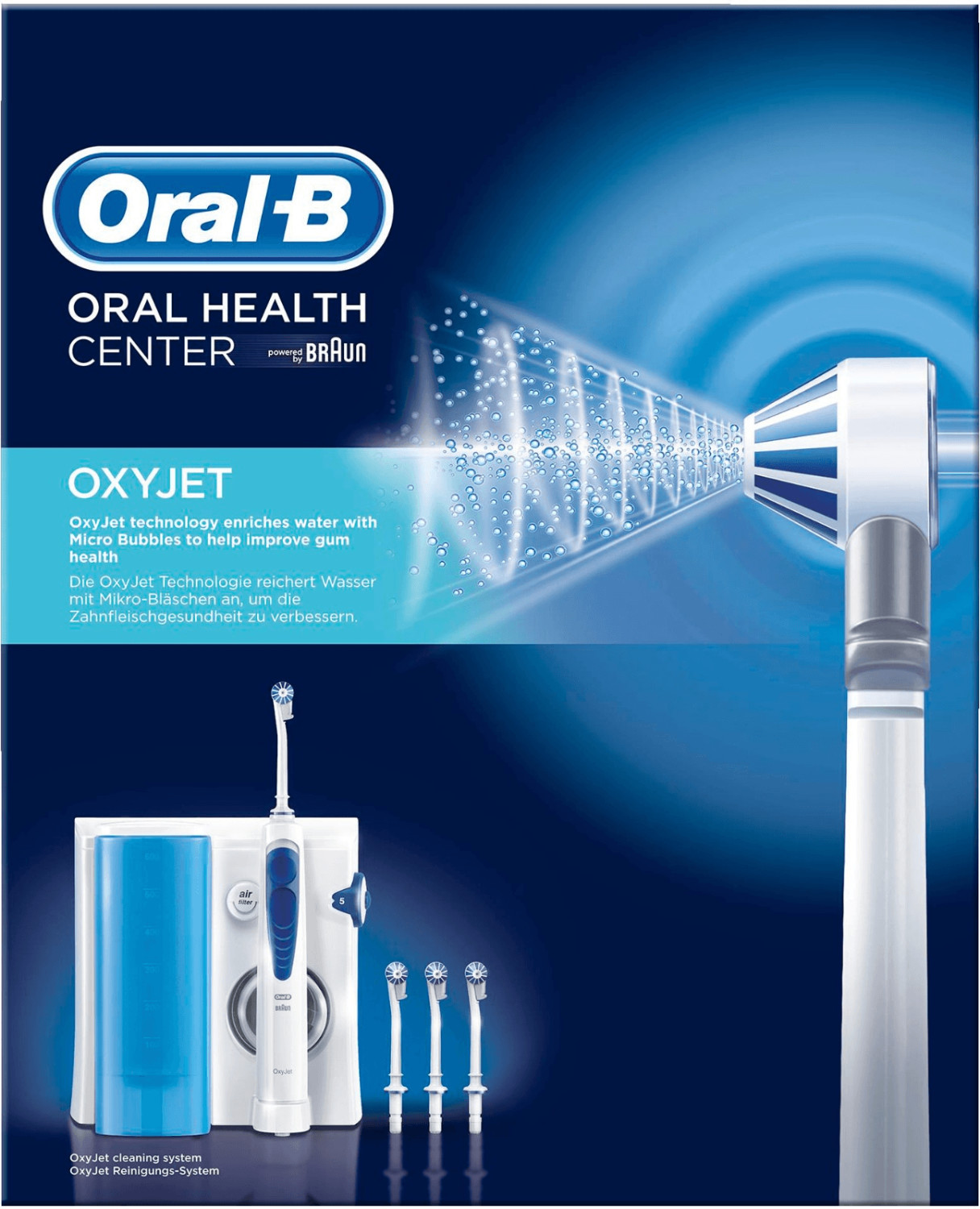Oral-B MD20 Professional Care Oxyjet Idropulsore, blue,white : :  Salute e cura della persona