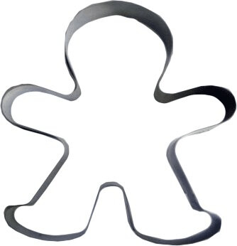 Kaiser Cookie Cutter gingerbread man