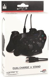 4Gamers PS3 Dual Controller Stand + USB Charging Cable
