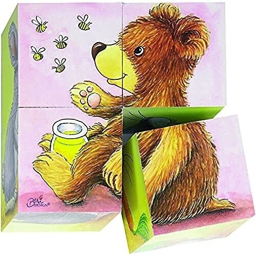 Cause Puzzle cube bébé animaux (57056)