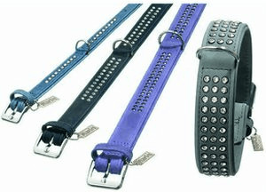 Karlie Buffalo Denim Strass dog collar S (17 mm / 35 cm)