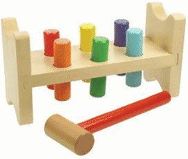 Photos - Educational Toy Bigjigs Toys Bigjigs Hammer Bench 
