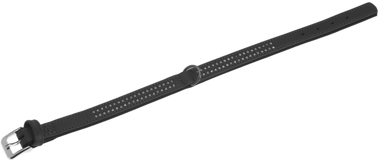 Karlie Collier cuir en strass Vintage (35 cm x 17 mm)
